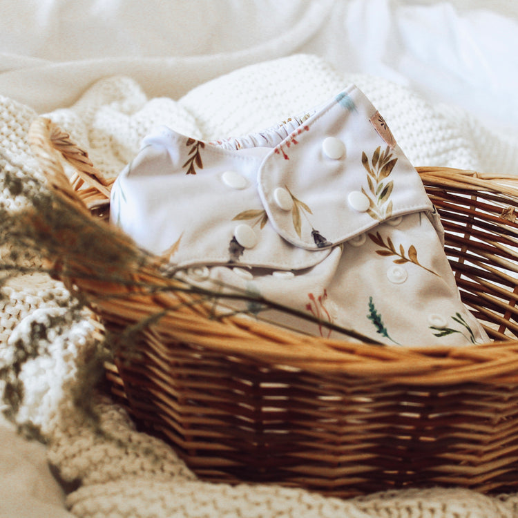 fiyyah reusable nappy in a basket
