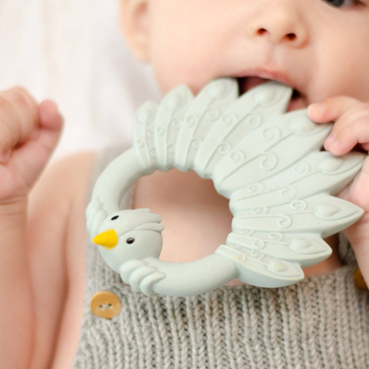 teething toys natural rubber for baby gums