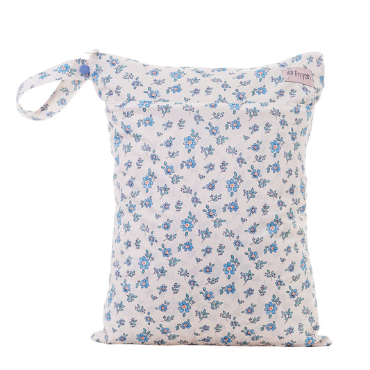 Medium Wet Bag Double Zip | Forget Me Not