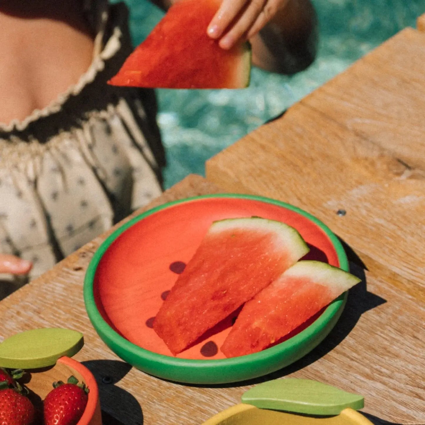 Wally the Watermelon | Plate & Spoon Set