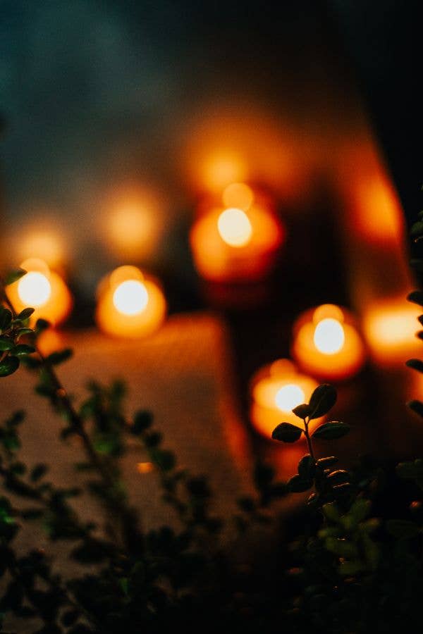 Large Solace Candle - Fire Glass