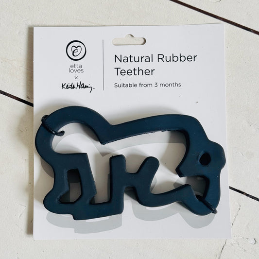 Natural Rubber Teether | ‘Baby’ by Keith Haring