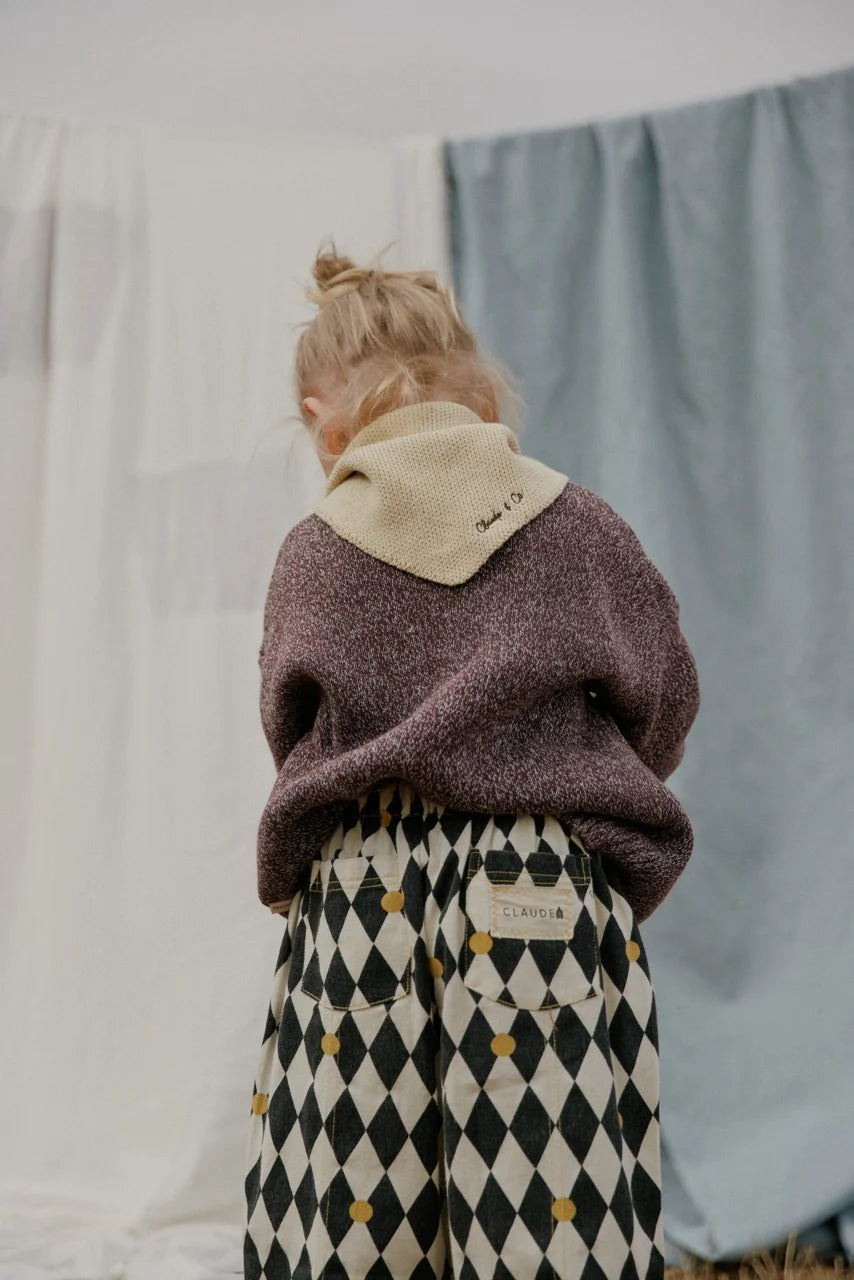 Rex Harlequin Spot Trouser