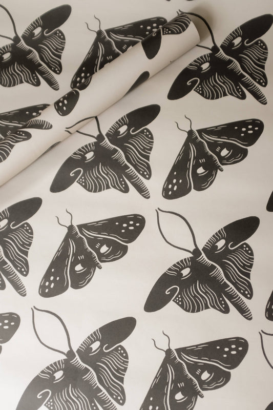 'Moth' Nature-Themed Gift Wrap