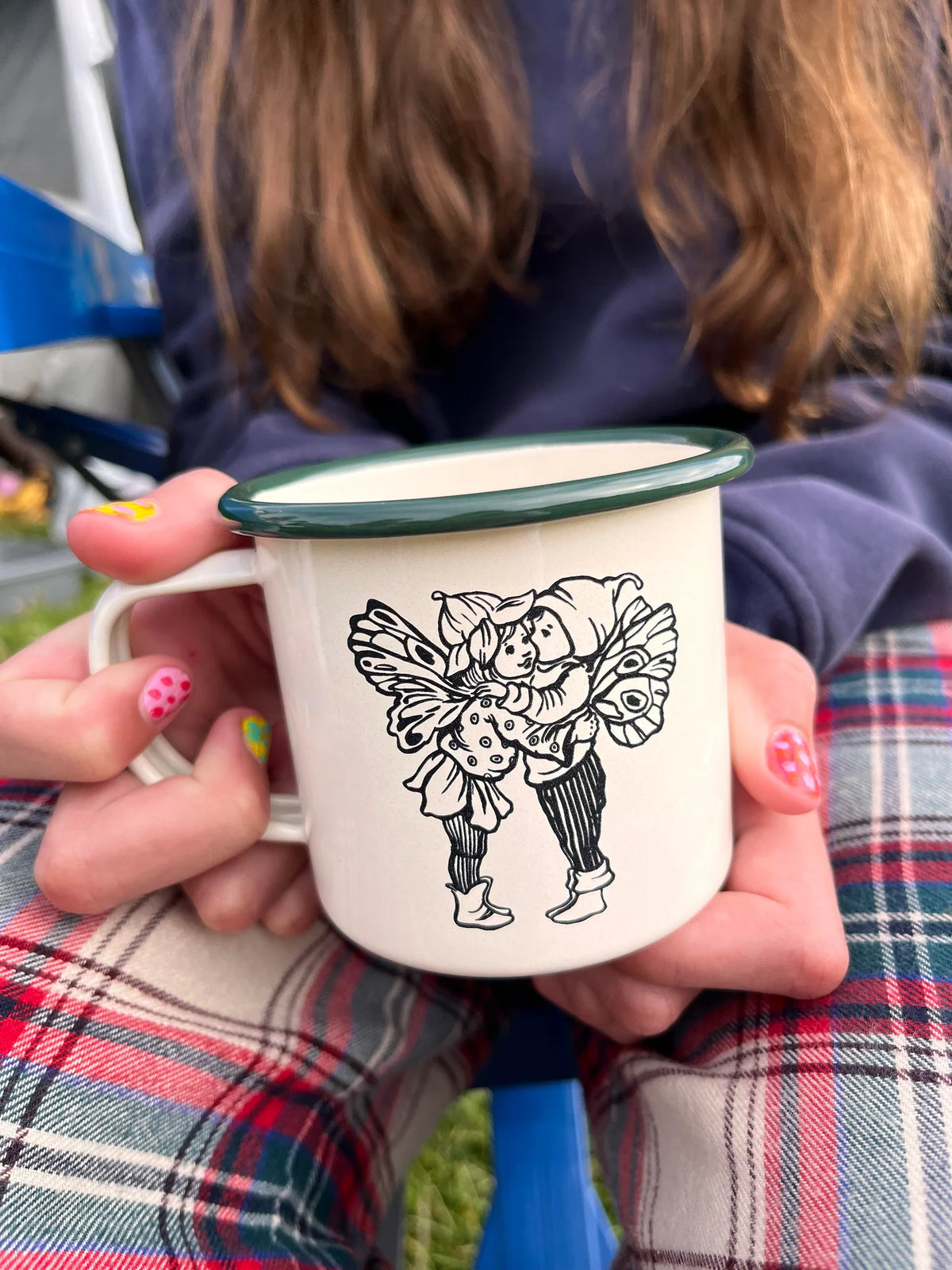 Butterfly Kisses | Enamel Mug
