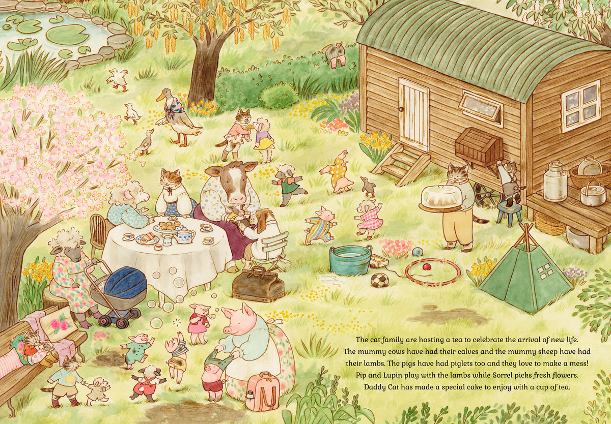 Cat Family Four Seasons | Lucy Brownridge, Eunyoung Seo
