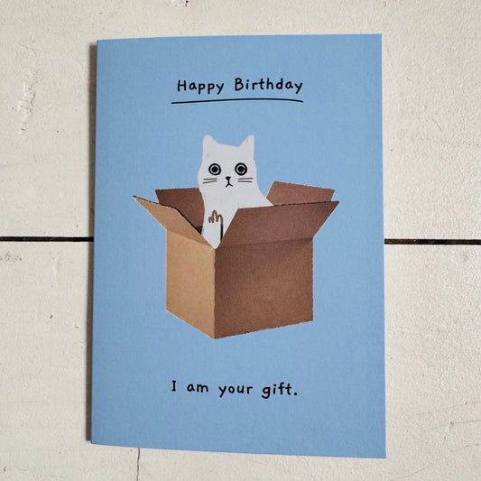 Ken the Cat “I Am Your Gift” Card