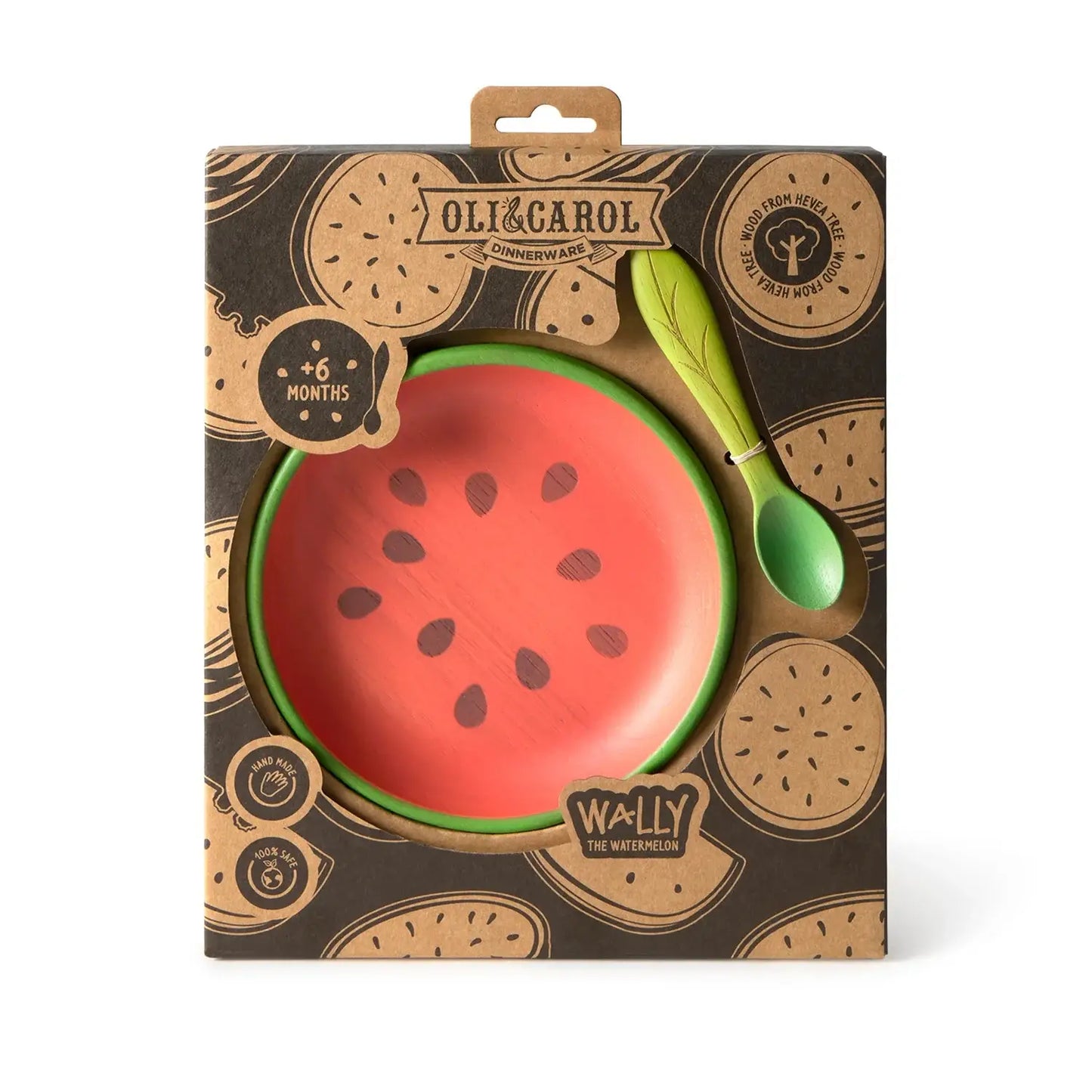Wally the Watermelon | Plate & Spoon Set