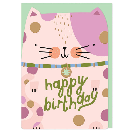 Happy Birthday Cat Card