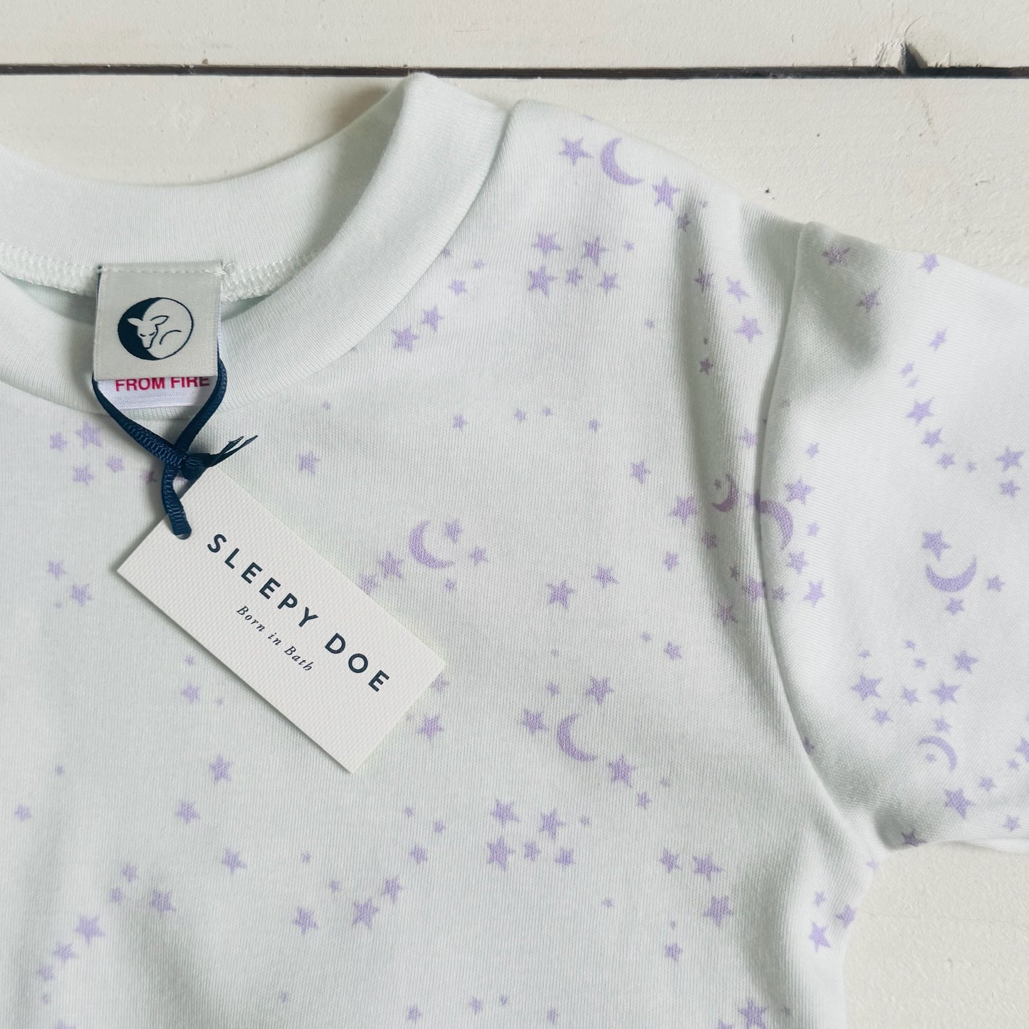 Kids Classic PJs | Lavender Moon & Stars