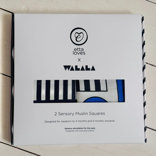 Muslins Squares | 2 Pack | Etta Loves x Walala Studio
