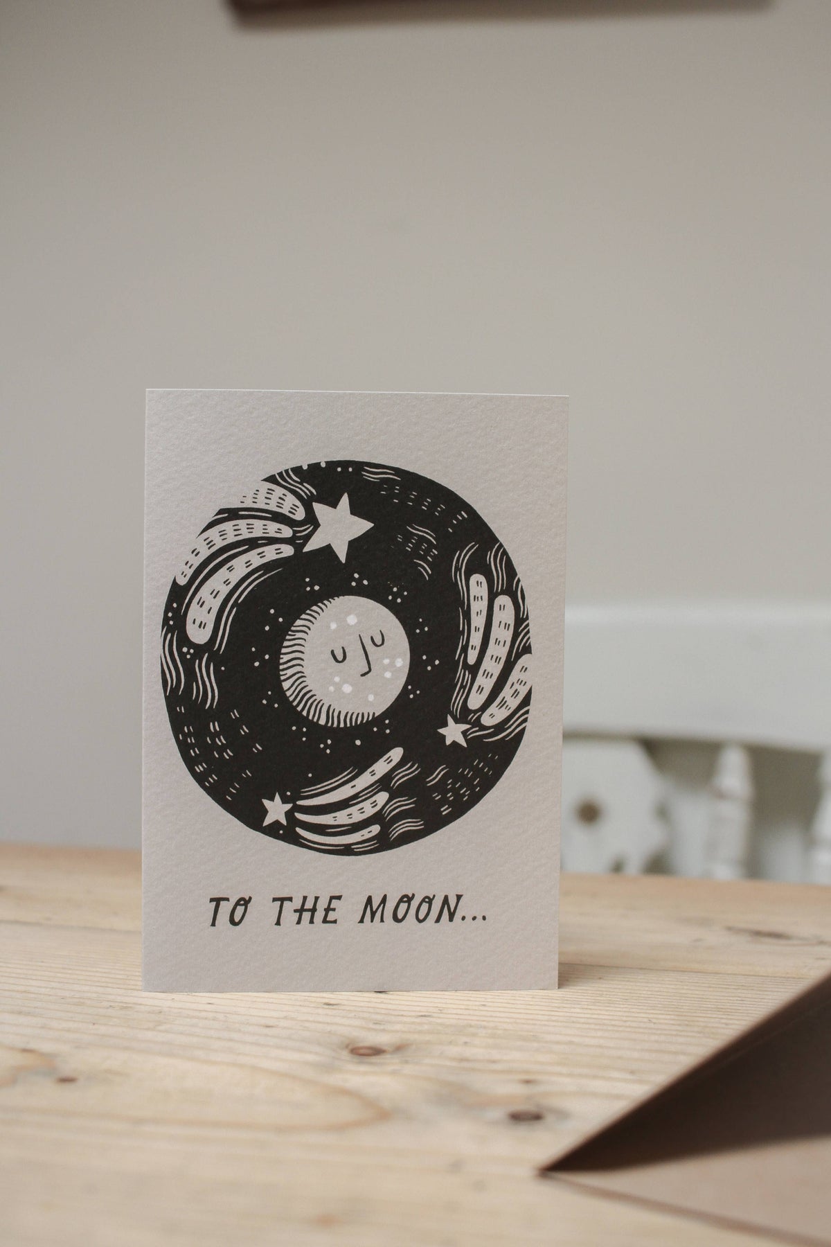 'To The Moon...' Card