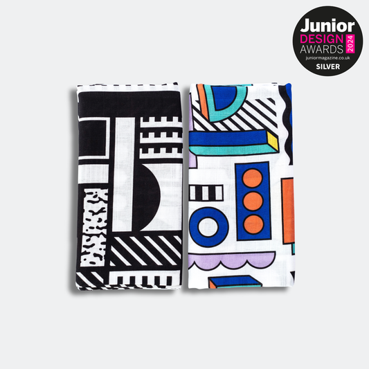 Muslins Squares | 2 Pack | Etta Loves x Walala Studio