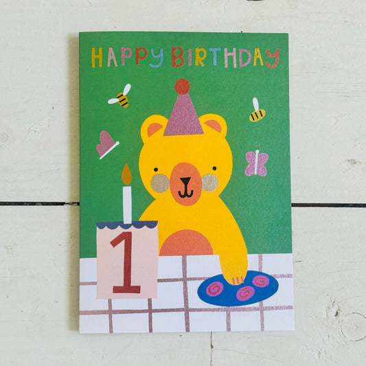 Teddy Bear's Picnic | First Birthday Card