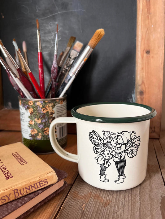 Butterfly Kisses | Enamel Mug