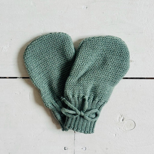 Organic Merino Wool Baby Mittens | Jade
