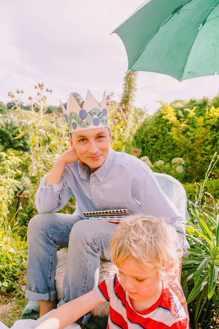 Fantastic Father Party Hat Card