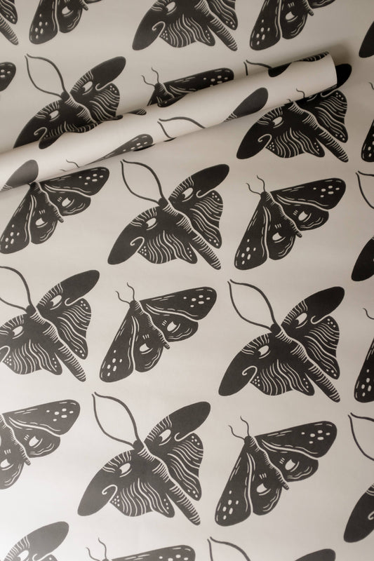 'Moth' Nature-Themed Gift Wrap