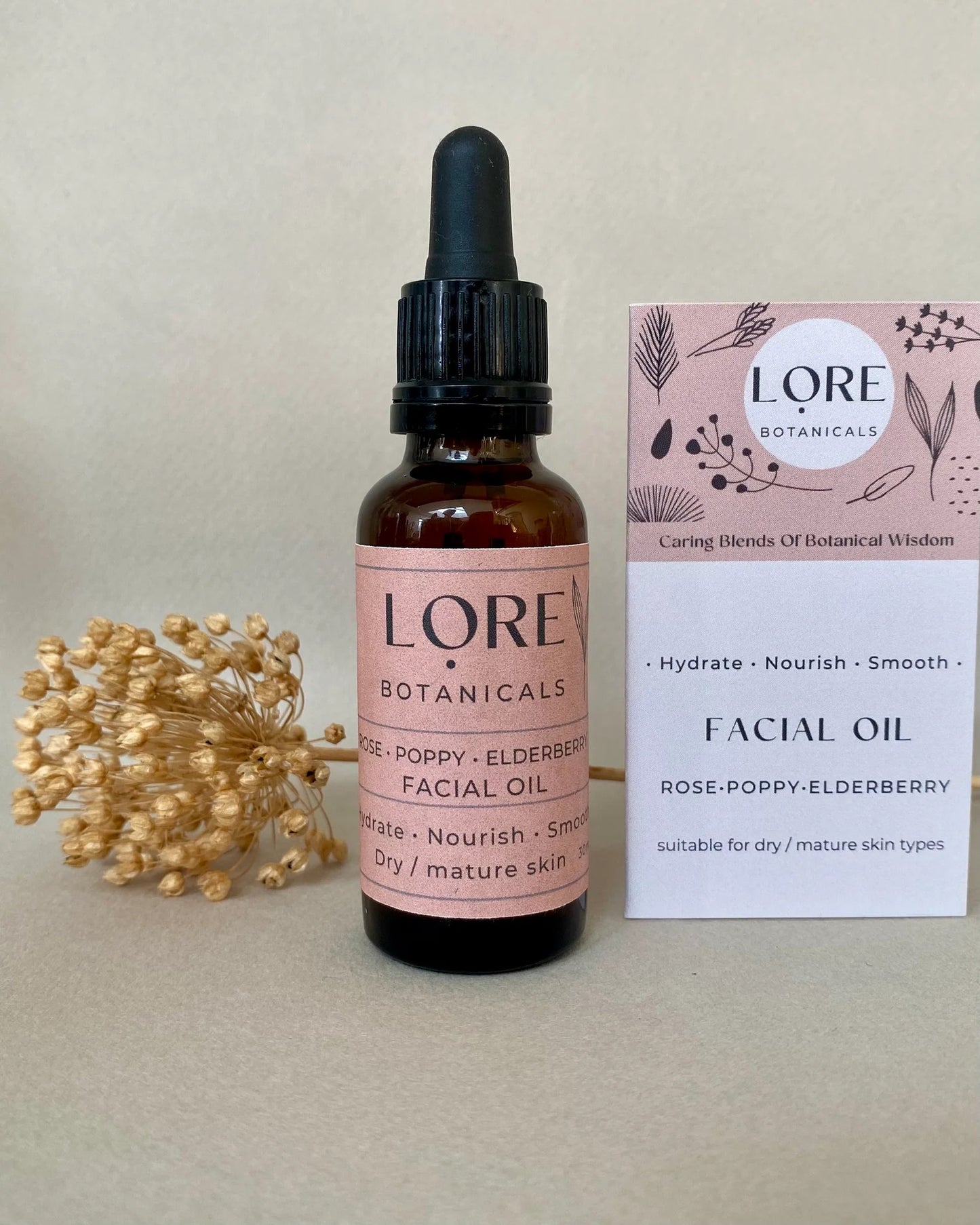 Rose Poppy Elderberry Facial Oil
