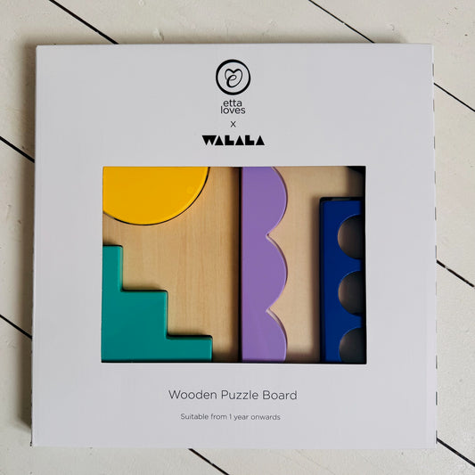 Wooden Puzzle Board | Etta Loves x Walala Studio
