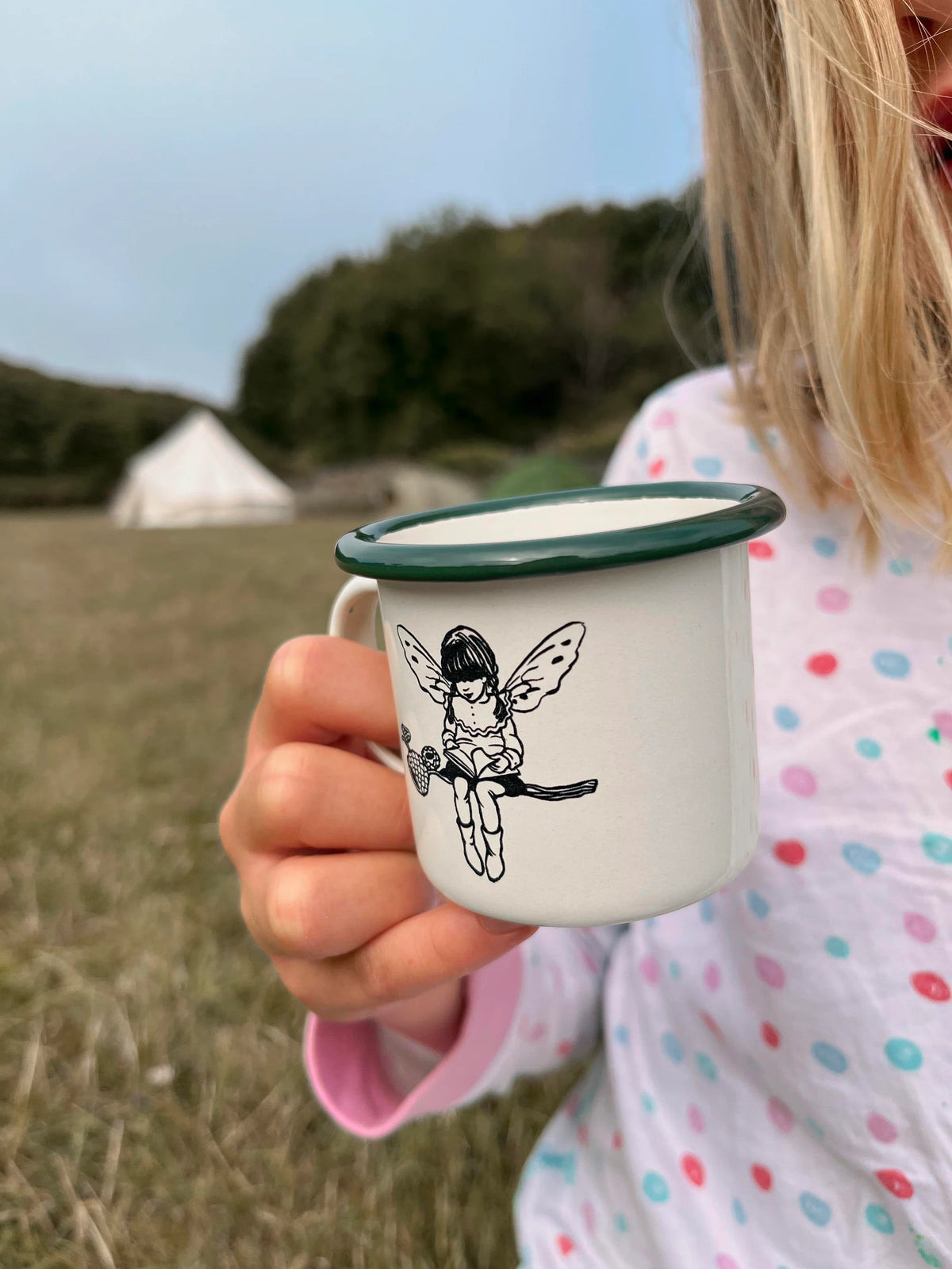 Reading Pixie | Mini Enamel Mug