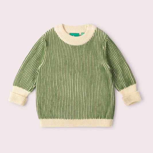 Garden Green Knitted Snuggly Jumper | Green