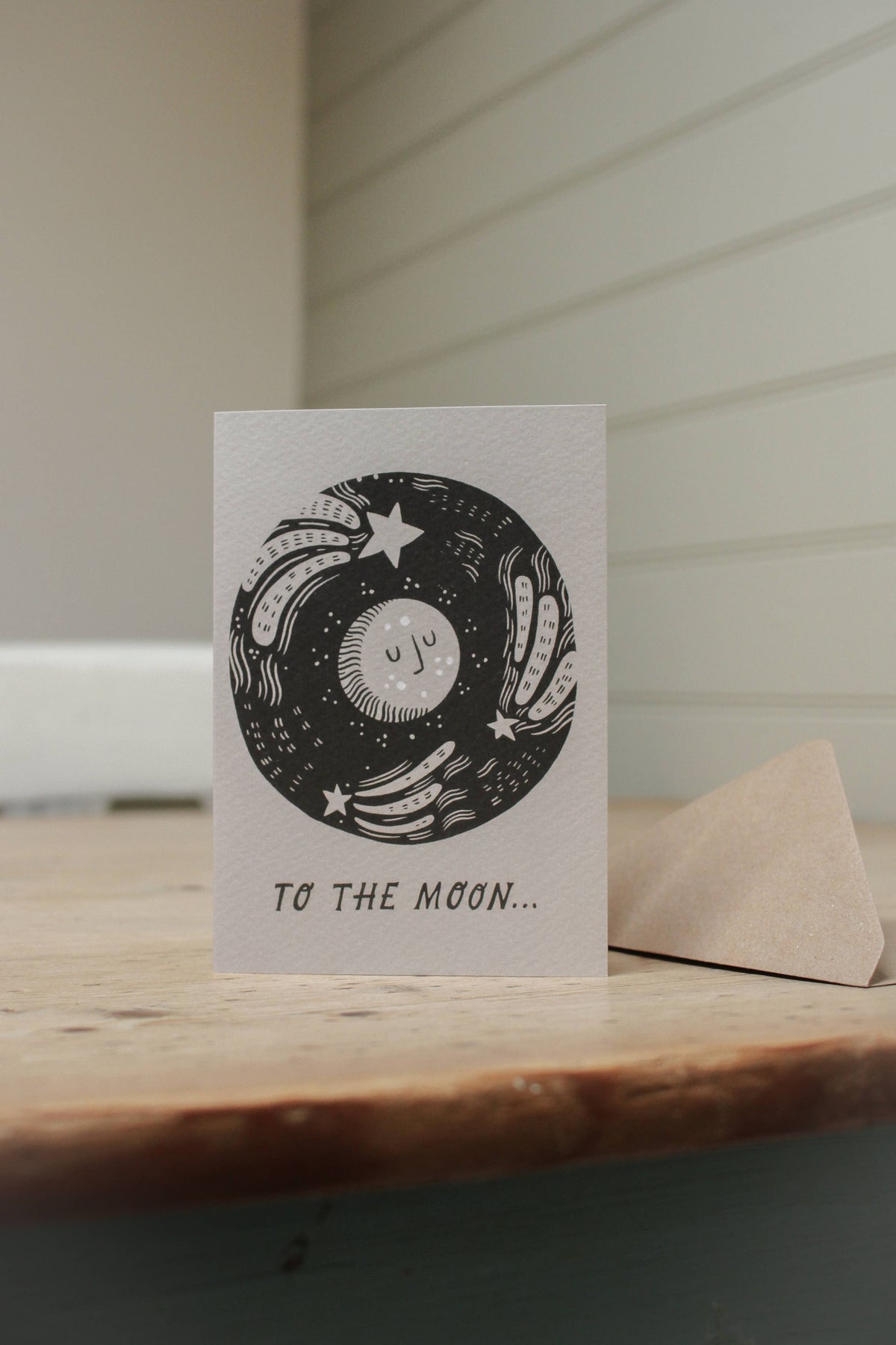 'To The Moon...' Card