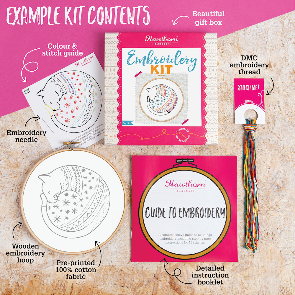 Embroidery Kit | Wildflower Meadow