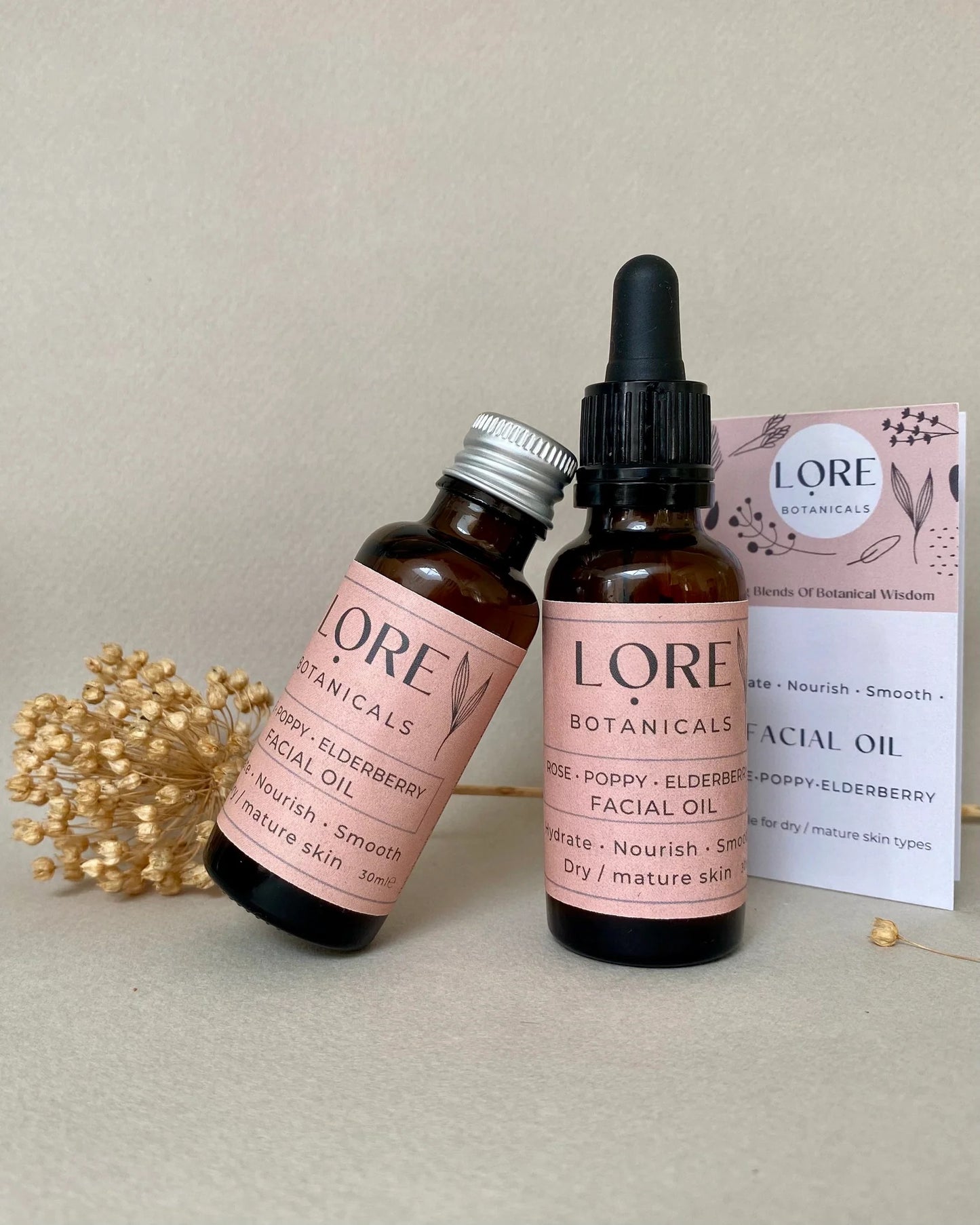 Rose Poppy Elderberry Facial Oil
