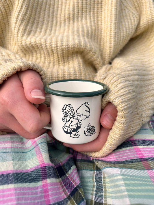 Snail Pixie | Mini Enamel Mug