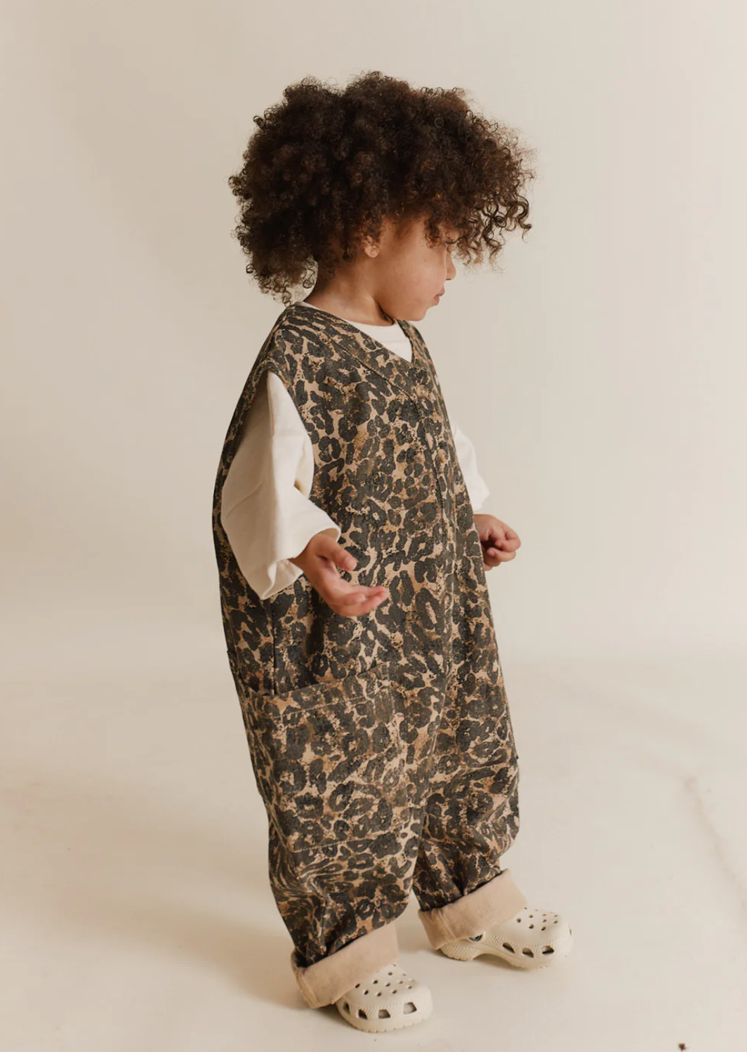 Wren Leopard Oversized Overall