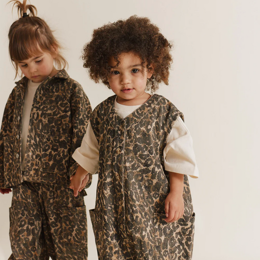 Wren Leopard Oversized Overall