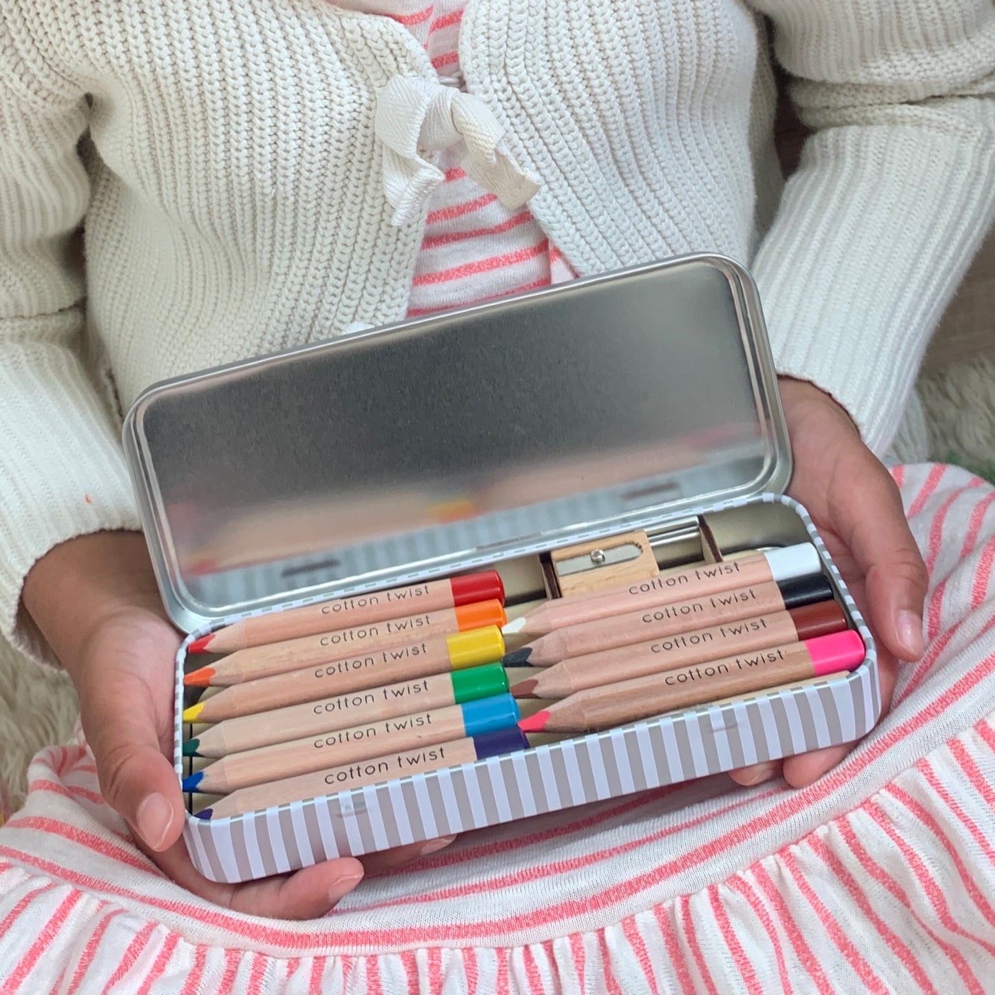 Watercolour Pencils Tin | Bright Mix