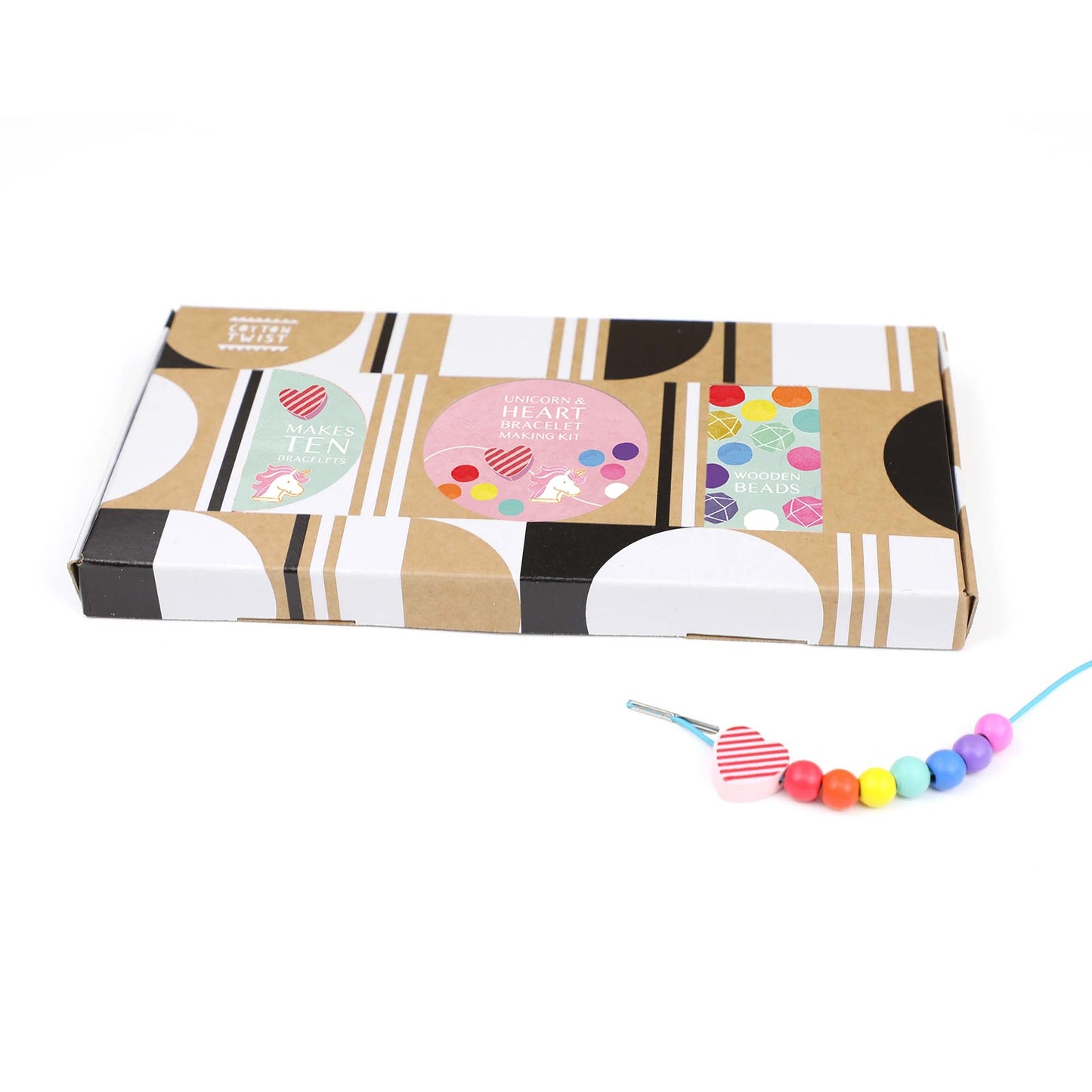 Unicorn and Heart Bracelet Making Kit | DIY Craft Kits for Kids