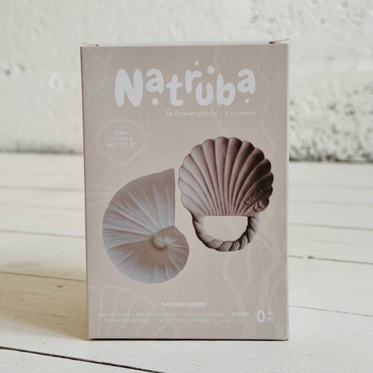 Natural Rubber Bath Toy & Teether Set | Ocean