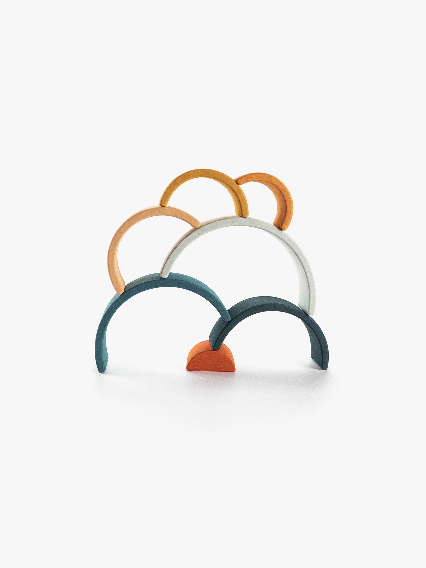 Wooden Rainbow Mini | Arch Stacking Toy | Lagoon