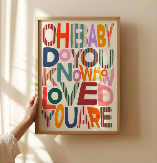Oh Baby Art Print | A4