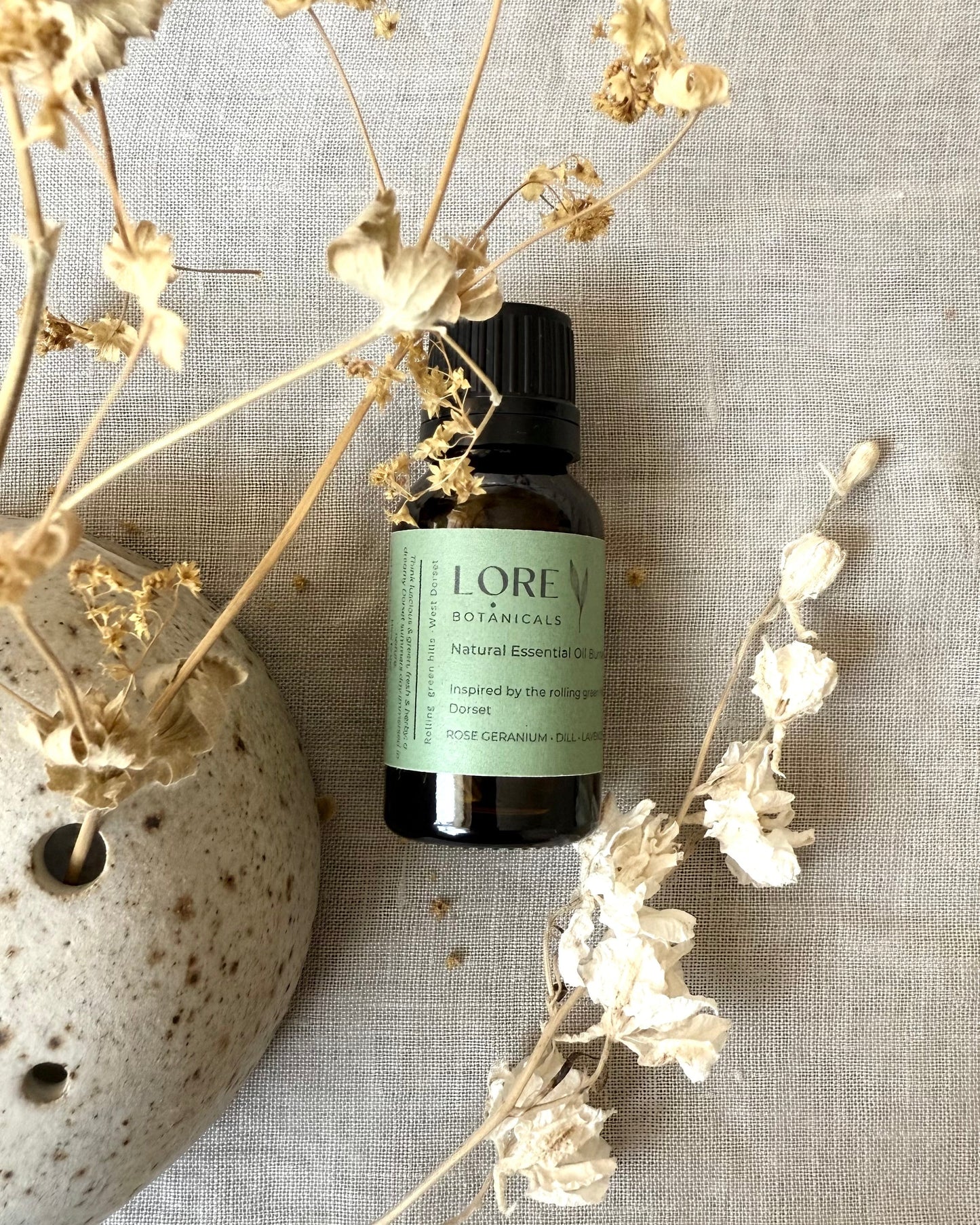 Essential Oil Diffuser Blend 15ml | Dorset: Rolling Green Hills