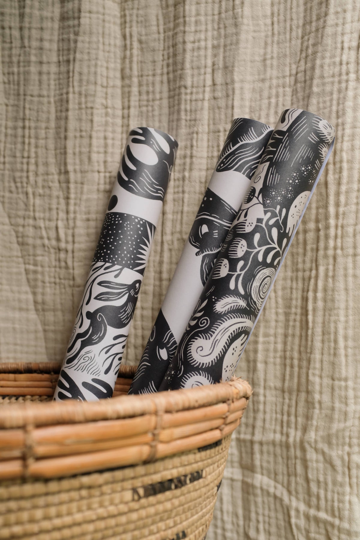 'Moth' Nature-Themed Gift Wrap
