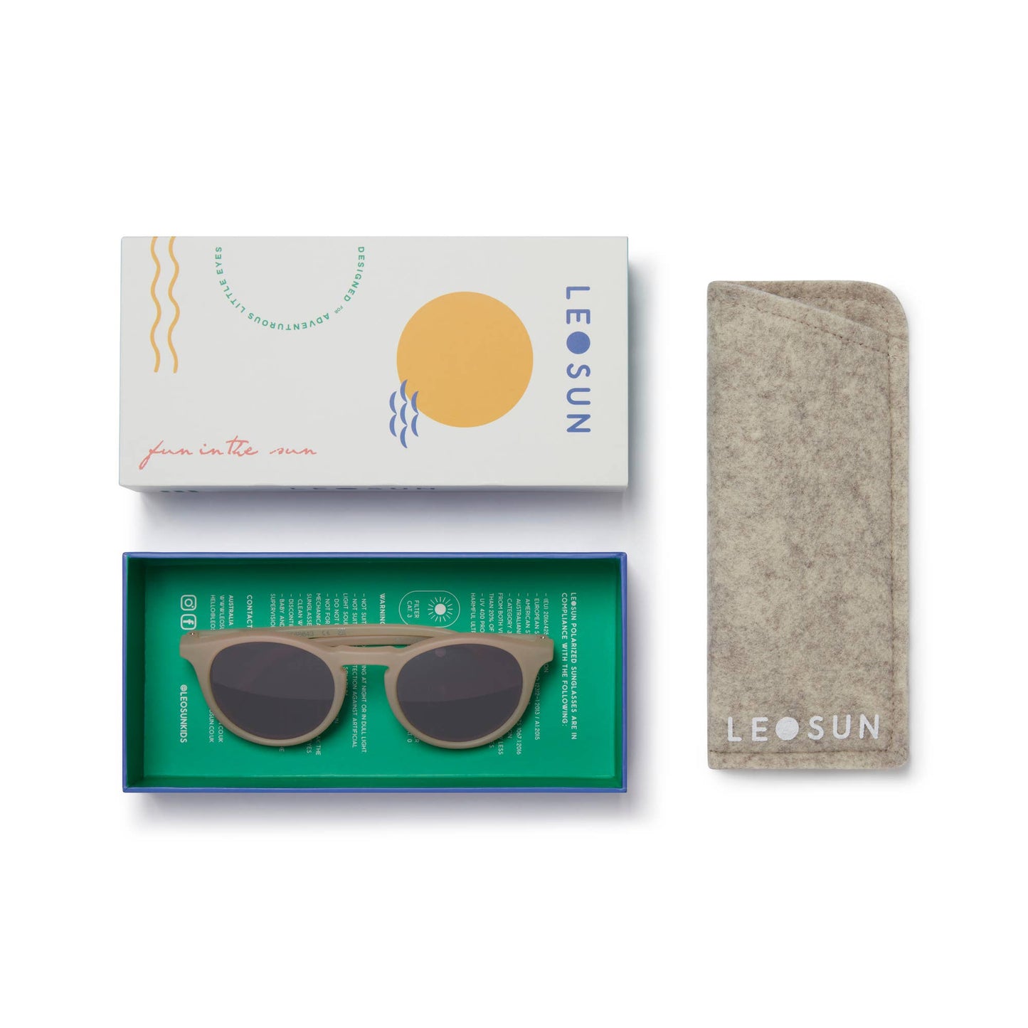 Kids Polarized Sunglasses 3+ years | Dusty Pink