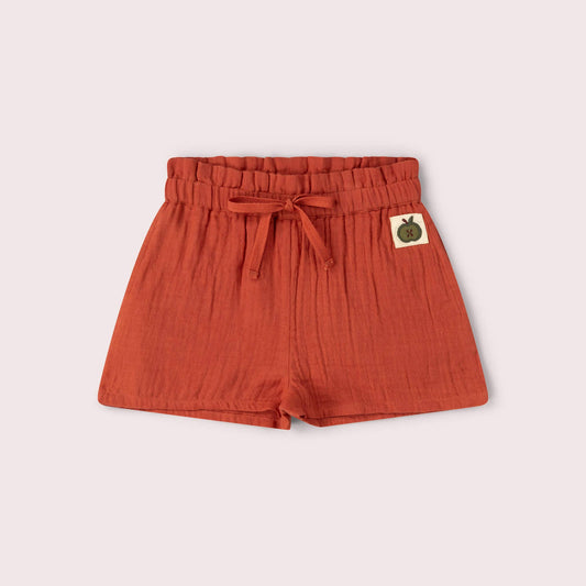Burnt Ochre By The Sea Shorts: Red