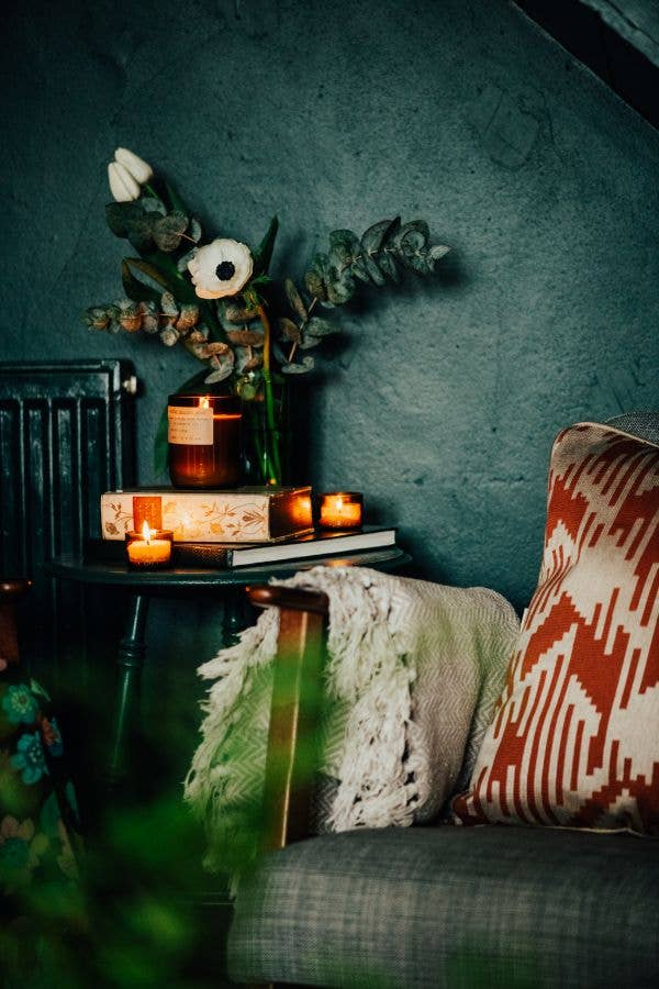 Large Solace Candle - Fire Glass