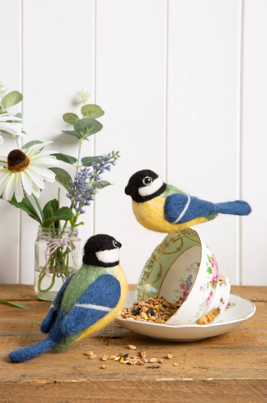 Needle Felting Kit | Great Tits