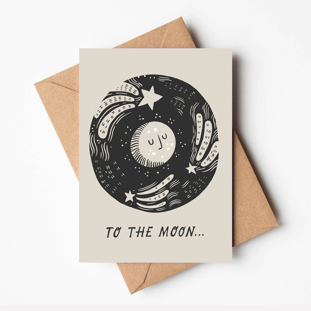 'To The Moon...' Card