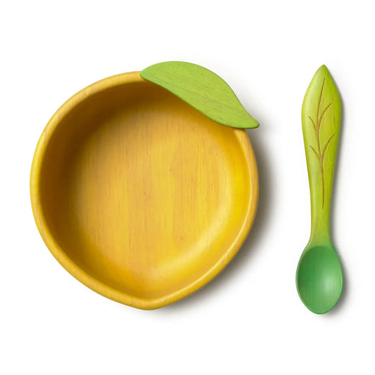 Lou the Lemon | Bowl & Spoon Set